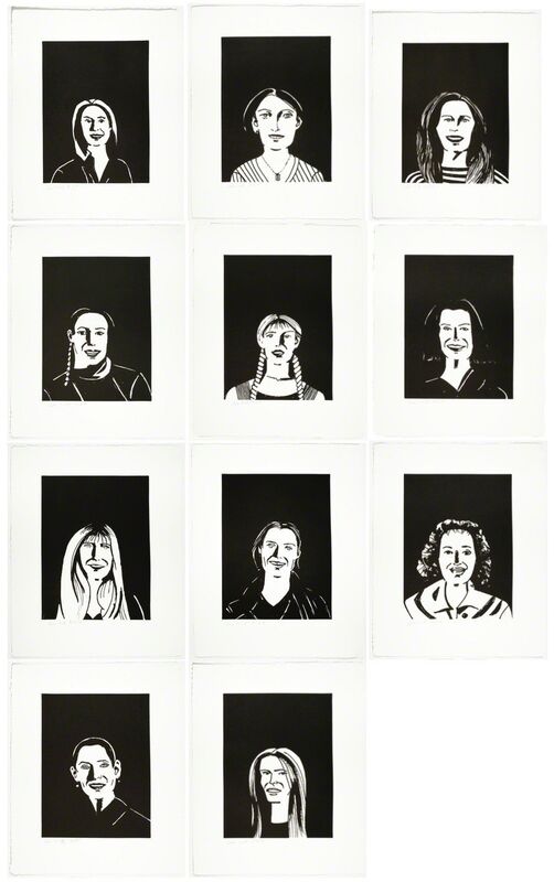 Alex Katz, ‘You Smile and the Angels Sing’, 2017, Books and Portfolios, Photoengraving and aquatint on Twinrocker handmade 400 gsm paper, ARC Fine Art LLC