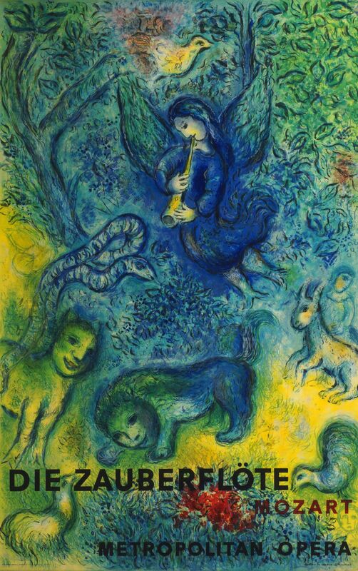Marc Chagall, ‘Die Zauberflöte’, Print, Lithograph/Poster Printed In Colours, Roseberys