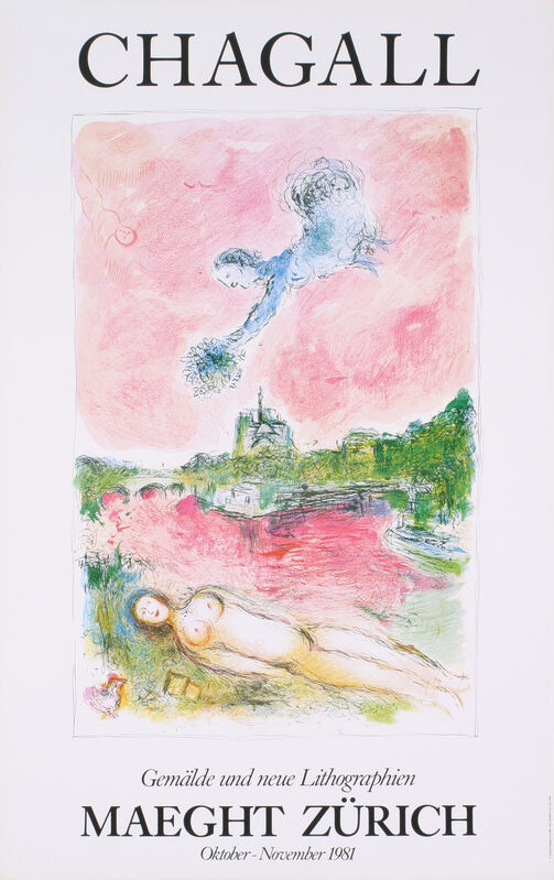Marc Chagall, ‘Pink Opera-Opera Rose’, 1981, Ephemera or Merchandise, Offset Lithograph, ArtWise