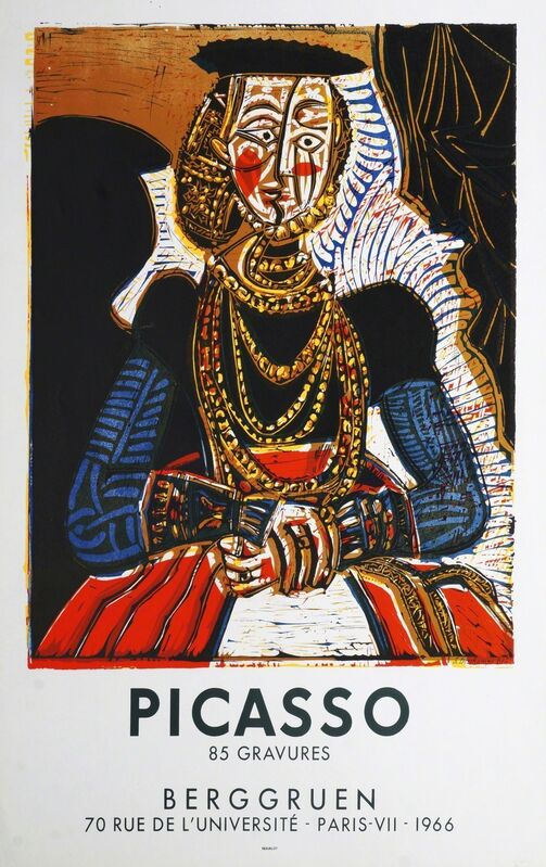 Pablo Picasso, ‘Picasso 85 Gravures - Berggruen Paris’, 1966, Print, Lithographic poster in colours, Roseberys