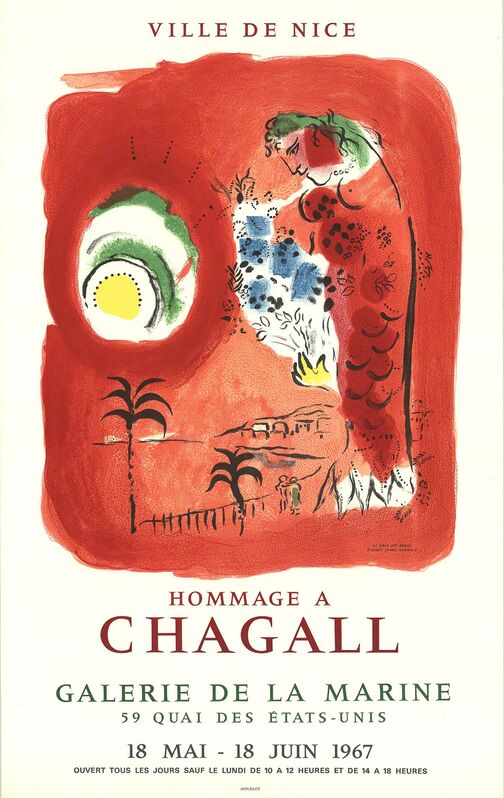 Marc Chagall, ‘Ville De Nice’, 1967, Print, Stone Lithograph, ArtWise