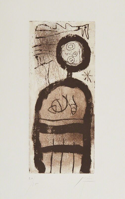 Joan Miró, ‘La Creole (The Creole)’, 1958, Print, Etching and aquatint, on Arches paper, with full margins, Phillips