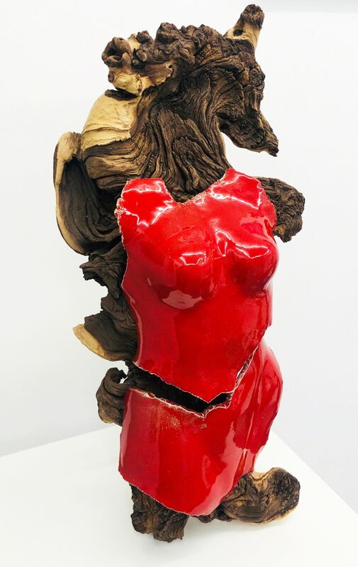 ROSA-TERRA by Rosanna, ‘Cavallo di mare’, 2016, Sculpture, Porcelain, wood, Galerie Libre Est L'Art