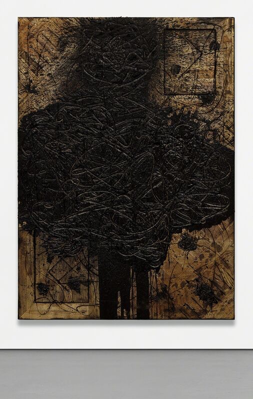 Rashid Johnson, ‘Glenn’, 2013, Mixed Media, Branded red oak flooring, black soap and wax, Phillips
