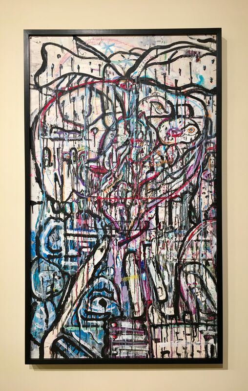Cosbe, ‘Wonder Two’, 2020, Painting, Mixed media on wood, Woodward Gallery