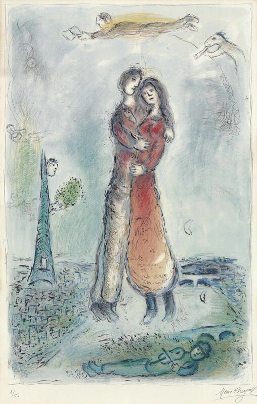 Marc Chagall, ‘La Joie’, 1980, Print, Lithograph in colors, on Arches paper, Christie's