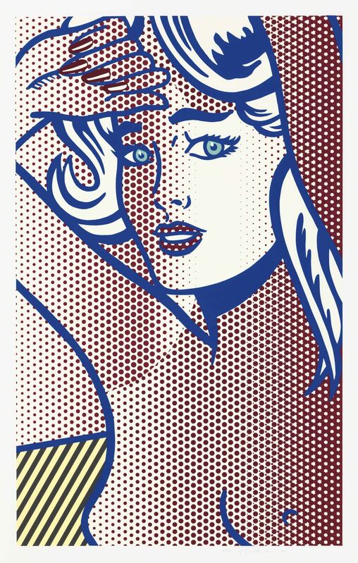 Roy Lichtenstein, ‘Nude with Blue Hair, State I, from Nudes’, 1994, Print, Relief print in colors, on Rives BFK paper, Christie's