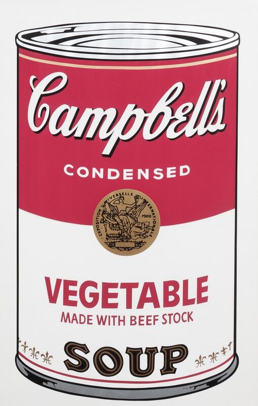 Andy Warhol, ‘Campbell's Soup I:Vegetable’, 1968, Print, Screenprint on paper, Hindman
