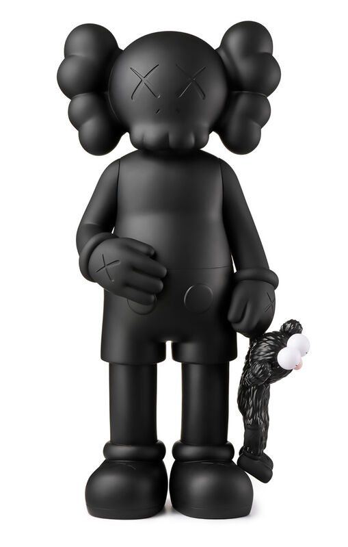 KAWS, ‘KAWS SHARE Black (black KAWS share companion) ’, 2020, Sculpture, Painted Vinyl Cast Resin Figure, Lot 180 Gallery