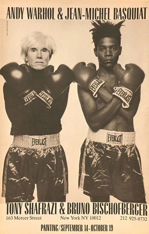 Jean-Michel Basquiat, ‘Warhol Basquiat Shafrazi Boxing Advertisement 1985’, 1985, Ephemera or Merchandise, Offset printed, Lot 180