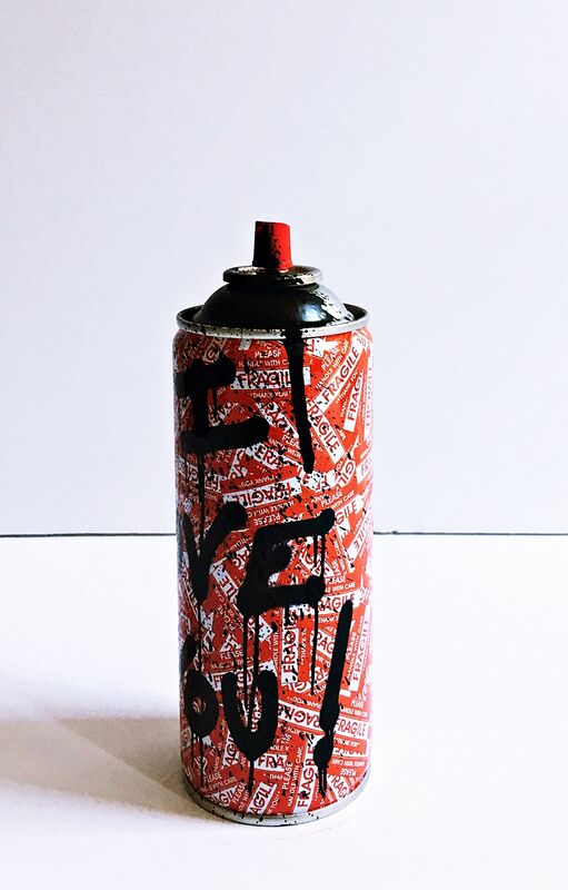 Mr. Brainwash, ‘Can I Love You (Hand signed and numbered)’, 2017, Ephemera or Merchandise, Artist's spray can. Signed, dated numbered (unique variant) and thumb printed. In original tube, Alpha 137 Gallery