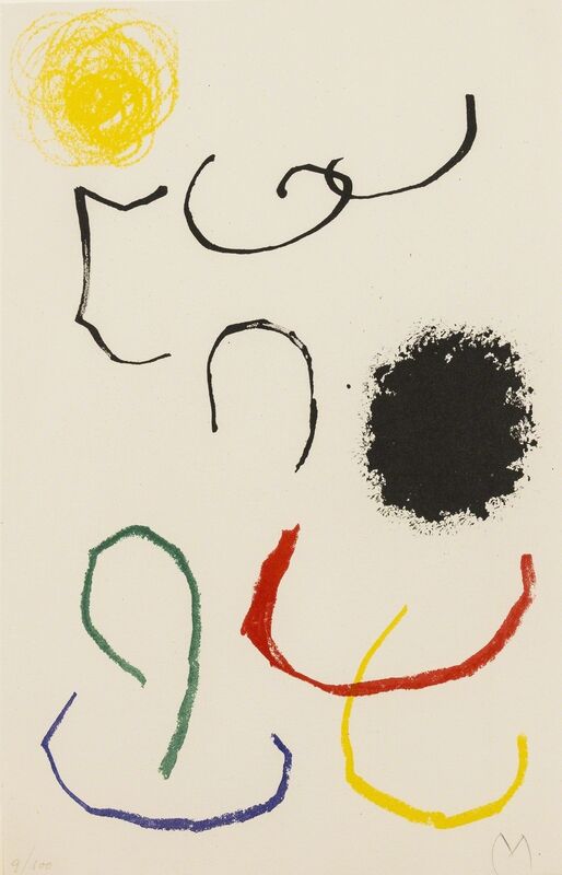 Joan Miró, ‘Obra inèdita Recent. Composition XI (Mourlot 356)’, 1964, Print, Lithograph printed in colours, Forum Auctions