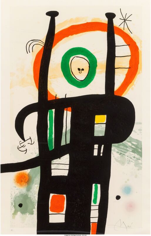 Joan Miró, ‘Le Grand Ordinateur’, 1969, Print, Etching in colors with aquatint and carborundum on Arches paper, Heritage Auctions