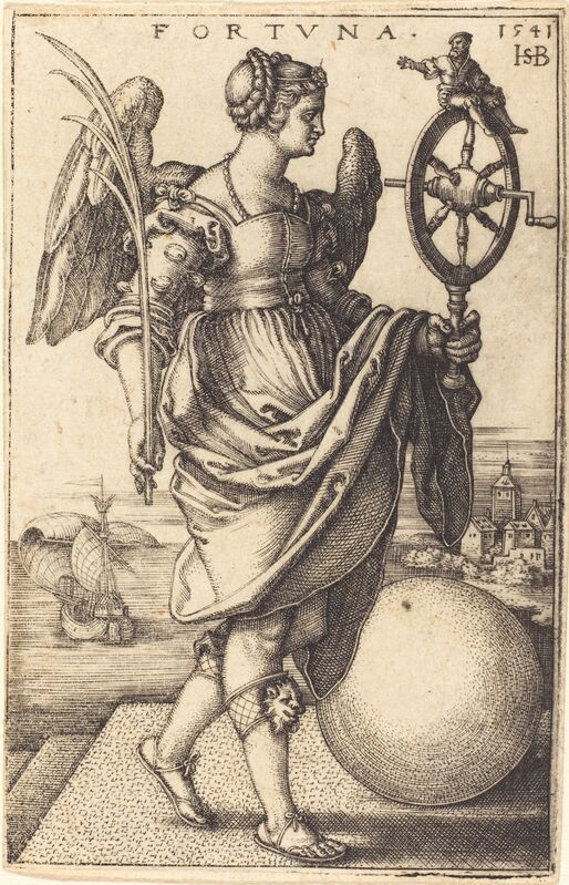 Sebald Beham, ‘Fortune’, 1541, Print, Engraving, National Gallery of Art, Washington, D.C.