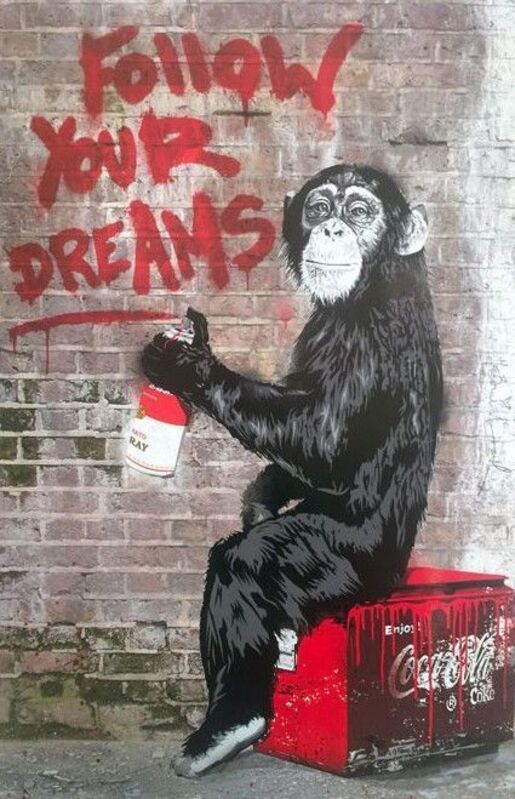 Mr. Brainwash, ‘MR BRAINWASH, FOLLOW YOUR DREAMS’, 2012, Print, High quality gloss paper with a semi gloss finish in saturated inks., Arts Limited