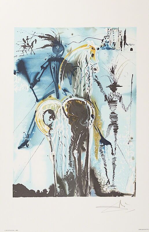 Salvador Dalí, ‘Don Quichotte’, 1983, Print, Lithograph on Vélin d'Arches Paper, Art Lithographies