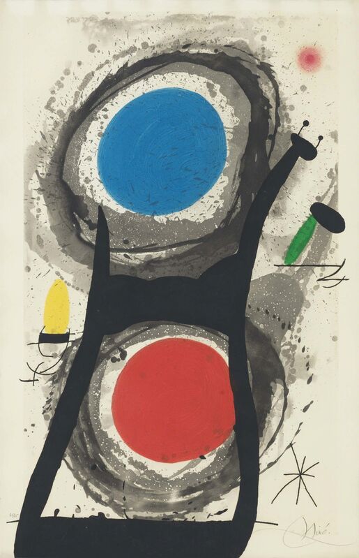 Joan Miró, ‘L'Adorateur du soleil’, 1969, Print, Etching with aquatint and carborundum in colors on Arches paper, Christie's