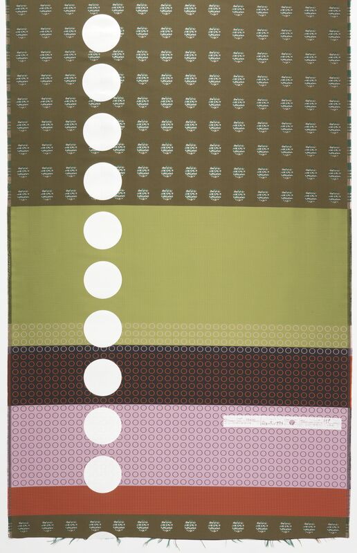 Hella Jongerius, ‘Textile, Repeat Dot Print’, 2002, Design/Decorative Art, Jacquard-woven and screenprinted cotton, rayon, and polyester, Cooper Hewitt, Smithsonian Design Museum 