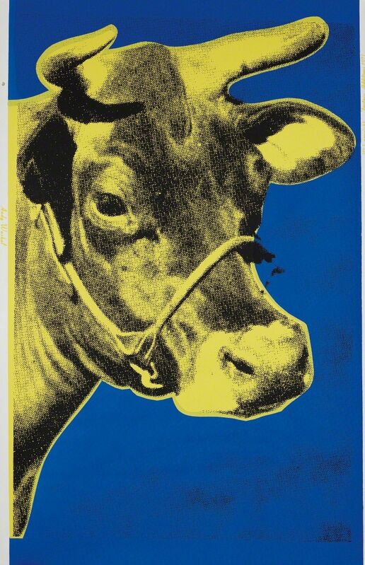 Andy Warhol, ‘Cow’, 1971, Print, Screenprint in colors, on wallpaper, the full sheet, Phillips