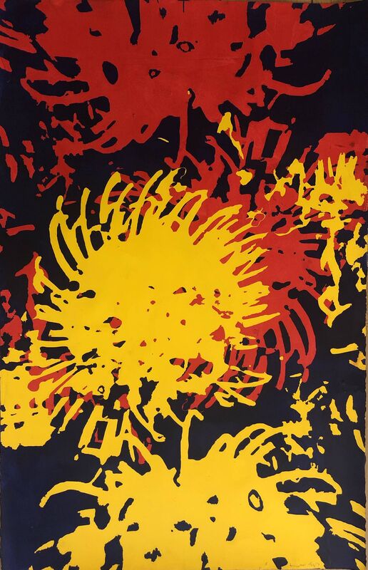 Kendell Geers, ‘Les Fleurs du Mal 2649’, 2019, Painting, Acrylics on paper, Galerie Ron Mandos