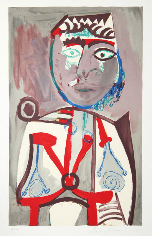 Pablo Picasso, ‘Personnage, 1970’, 1979-1982, Print, Lithograph on Arches paper, RoGallery