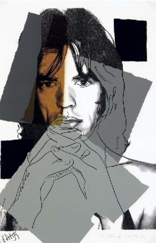 Andy Warhol, ‘Mick Jagger (F&S.II.147)’, 1975, Print, Screenprints on Arches Aquarelle (Rough) paper, Robin Rile Fine Art