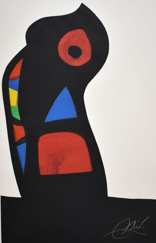 Joan Miró, ‘L’Oustachi’, 1978, Print, Signed and Numbered Aquatint in Colours with Carborundum on Arches Wove Paper, Robin Rile Fine Art