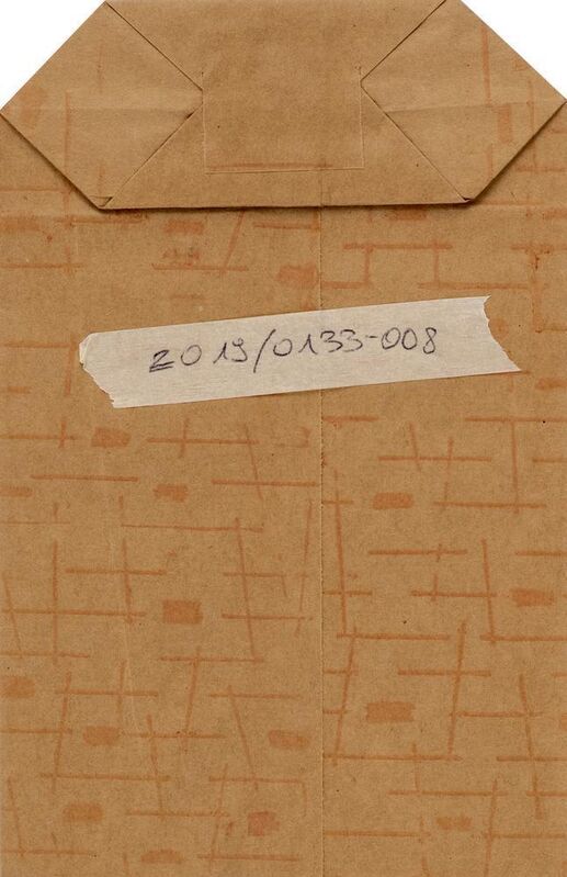 Joseph Beuys, ‘Senza Titolo’, Drawing, Collage or other Work on Paper, Ink on envelope, Itineris