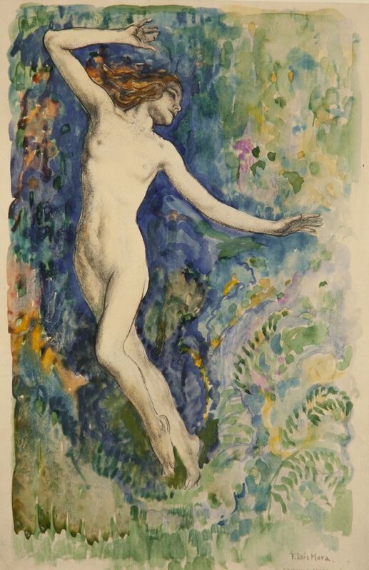 Francis Luis Mora, ‘Dancing Nymph’, ca. 1922, Mixed Media, Watercolor and graphite on paper, ACA Galleries
