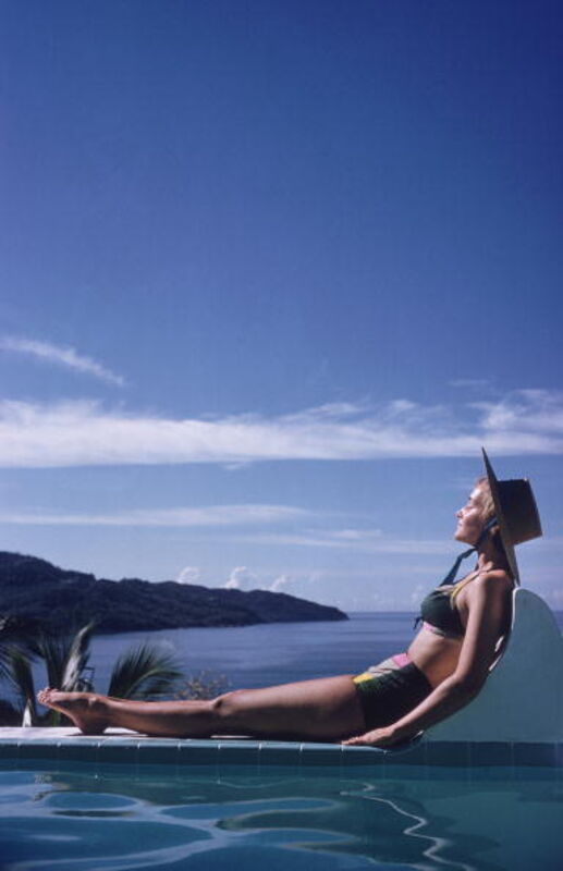 Slim Aarons, ‘Between the Sea and Sky’, 1960, Photography, Lambda Print, IFAC Arts