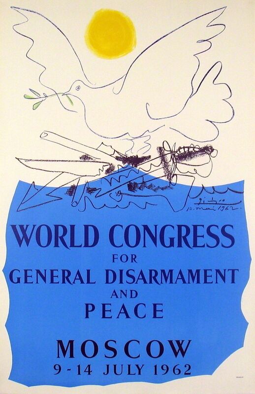 Pablo Picasso, ‘World Congress for General Disarmament and Peace’, 1962, Print, Lithograph, ArtWise