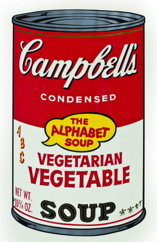 Andy Warhol, ‘Soup Can, Vegetarian Vegetable’, 1964, Print, Silkscreen, Harn Museum of Art