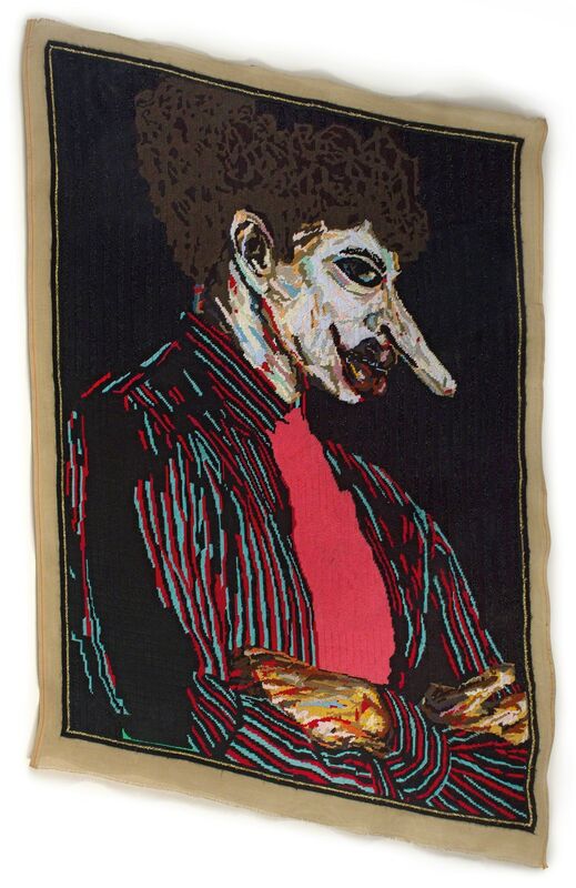 Athi-Patra Ruga, ‘Ilulwane ... he's not one of youz’, Textile Arts, Thread on tapestry canvas, Strauss & Co