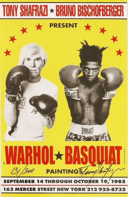 Andy Warhol, ‘Poster For Warhol/Basquiat Paintings’, 1985, Posters, Offset lithograph printed in colours, Sworders