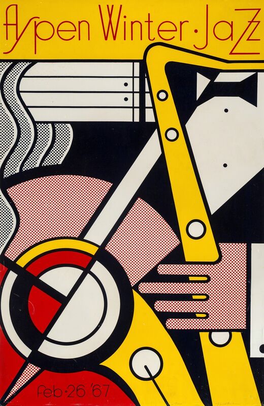 Roy Lichtenstein, ‘Aspen Winter Jazz Poster’, 1967, Posters, Screenprint in colors on wove paper, Heritage Auctions