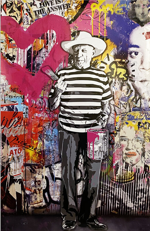 Mr. Brainwash, ‘'Picasso'’, 2011, Print, Original lithograph print on satin poster paper., Signari Gallery