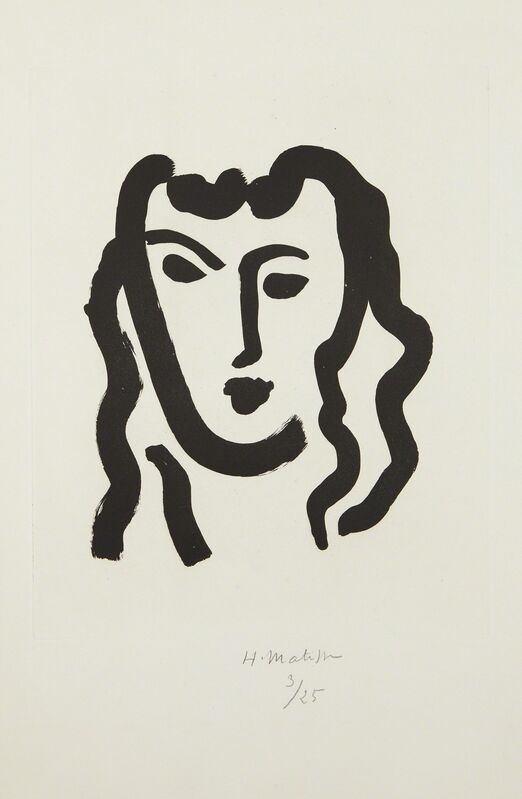Henri Matisse, ‘Patitcha. Masque’, 1947, Print, Aquatint, on Rives BFK paper, with full margins, Phillips