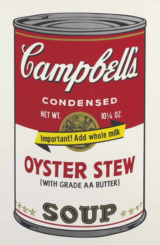 Andy Warhol, ‘Oyster Stew, from Campbell's Soup II’, 1969, Print, Screenprint in colors, on smooth wove paper, Christie's