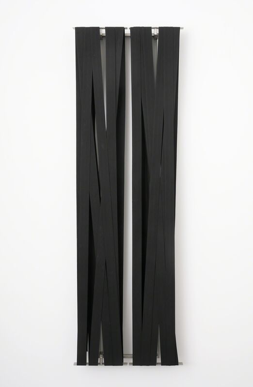 Paolo Cotani, ‘Tensioni’, 2006, Sculpture, Steel, cotton (black), Rolando Anselmi
