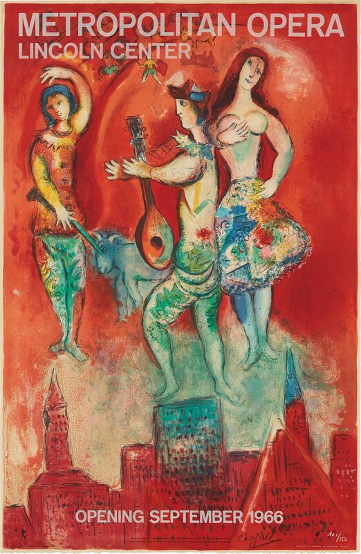 Marc Chagall, ‘Carmen’, 1967, Print, Lithograph in colours, on Arches paper, the full sheet, Phillips