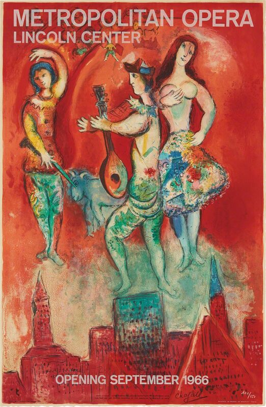 Marc Chagall, ‘Carmen’, 1967, Print, Lithograph in colors, on Arches paper, the full sheet, Phillips