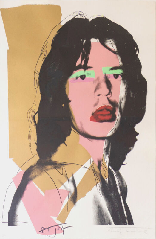 Andy Warhol, ‘Mick Jagger (FS II.143)’, 1975, Print, Screenprint on Arches Aquarelle (rough) Paper, Revolver Gallery