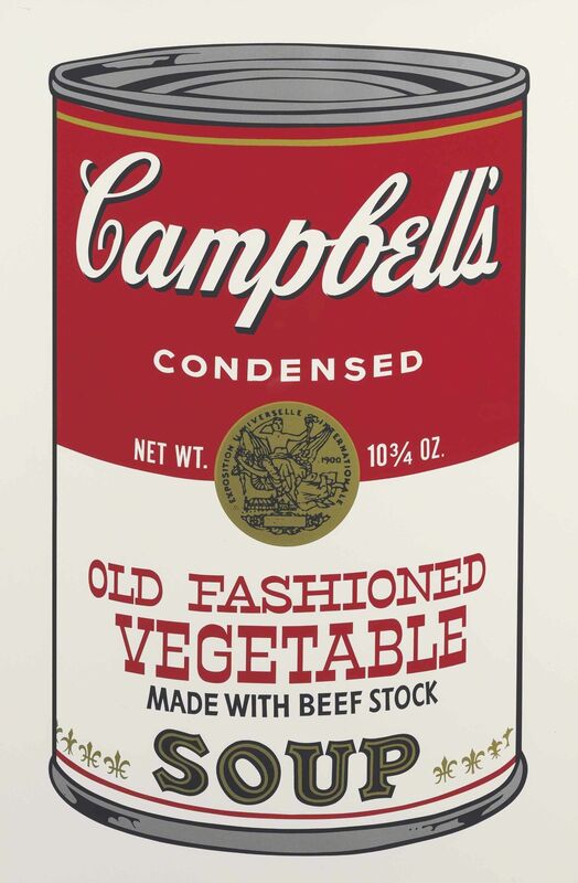 Andy Warhol, ‘Old Fashioned Vegetable, from Campbell's Soup II’, 1969, Print, Screenprint in colors, on smooth wove paper, Christie's