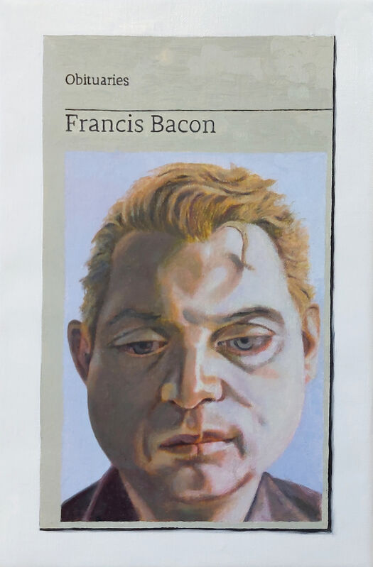 Hugh Mendes, ‘Obituary: Francis Bacon’, 2021, Painting, Oil on linen, Charlie Smith London