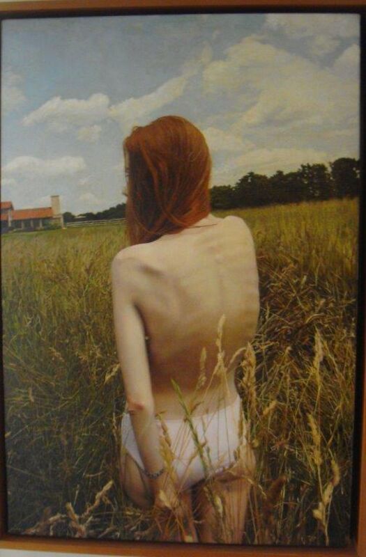 Yigal Ozeri, ‘Jessica in the Field’, 2008, Painting, Oil on canvas, Artsy
