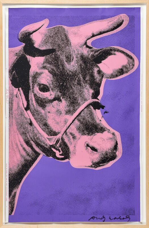 Andy Warhol, ‘Cow’, 1976, Print, Screenprint on wallpaper, Rago/Wright/LAMA