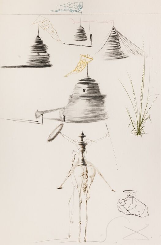 Salvador Dalí, ‘Tristan and Iseult : The Camp of King Marc’, 1970, Print, Etching on paper, Samhart Gallery