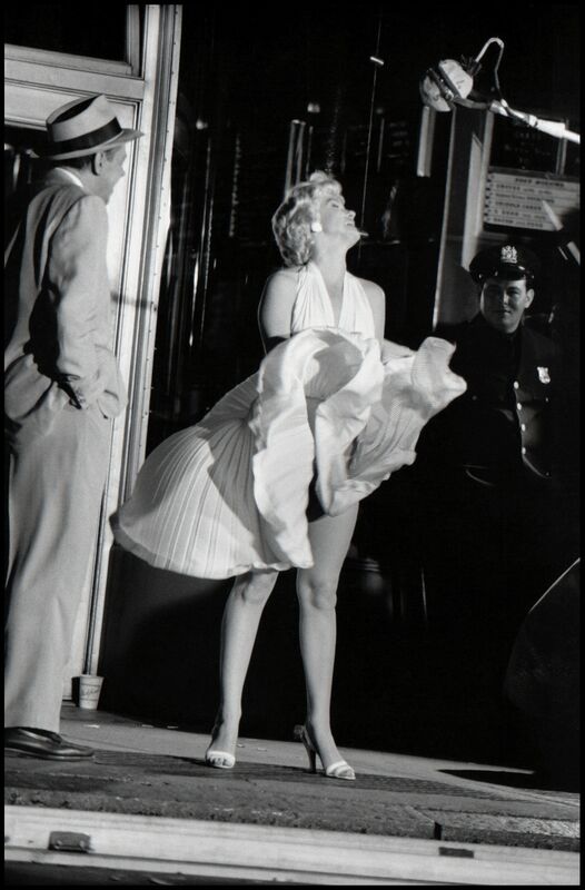 Elliott Erwitt, ‘Marilyn Monroe on the set of “The Seven Year Itch”’, 1954, Reproduction, Silver gelatin print, Galeria de Babel