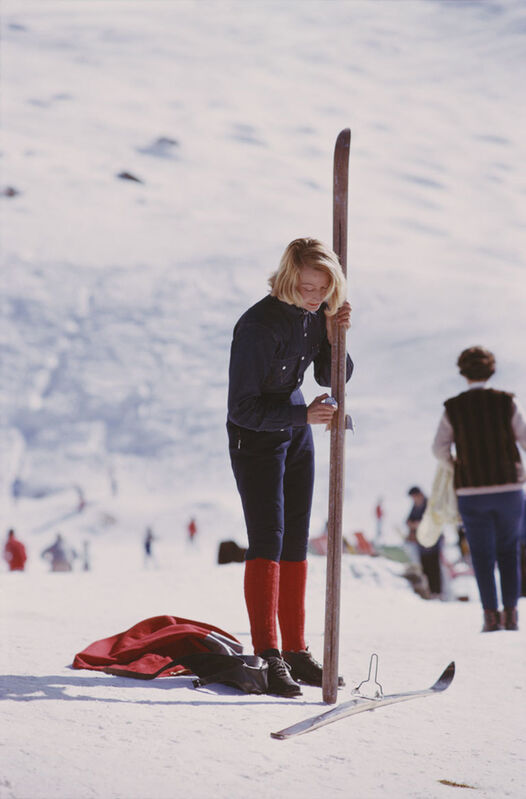 Slim Aarons, ‘Verbier Skier’, 1964, Photography, Chromogenic Lambda Print, IFAC Arts