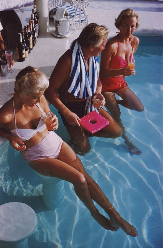 Slim Aarons, ‘Racquet Club Pool’, 1961, Photography, C print, IFAC Arts